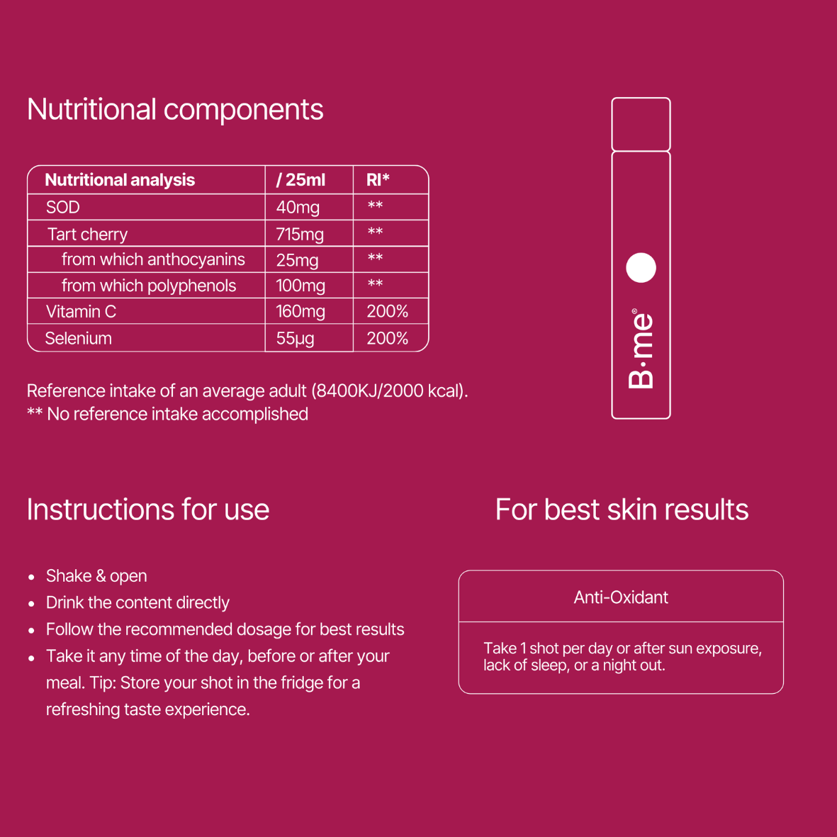 Antioxidant - Skin Defence- NIEUW