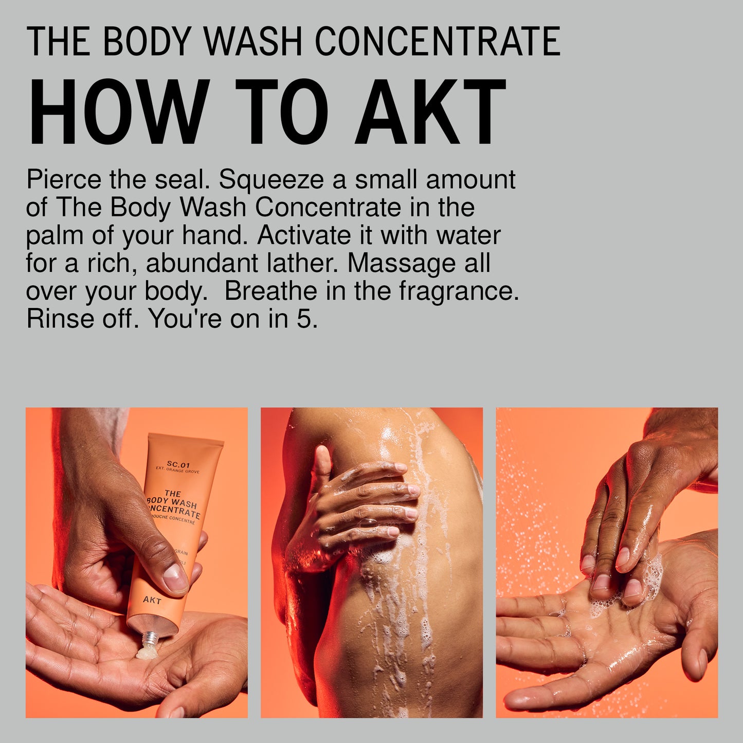 The Body Wash Concentrate - SC.02 After Thunder - NEW