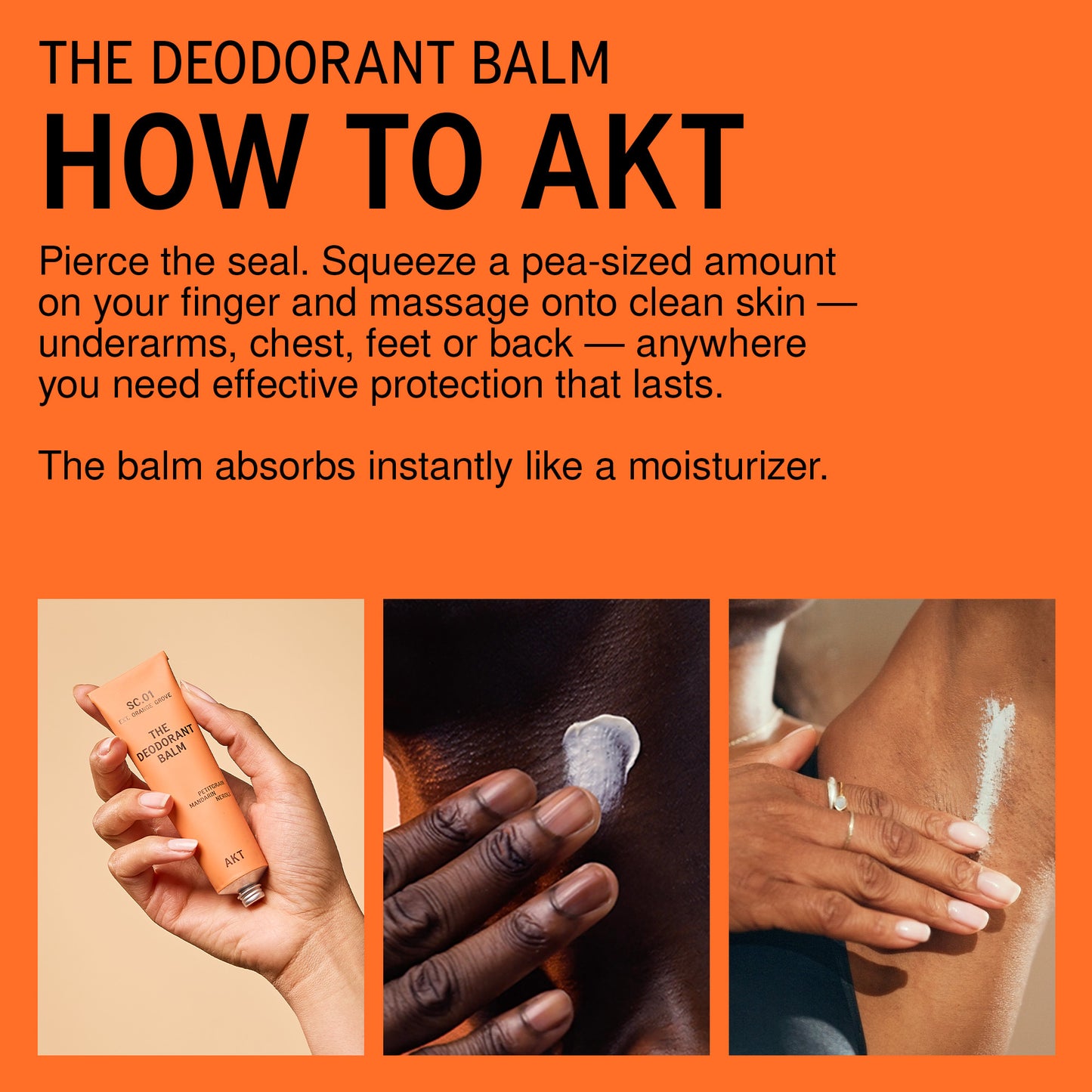 The Deodorant Balm SC.01 Orange Grove - NEW