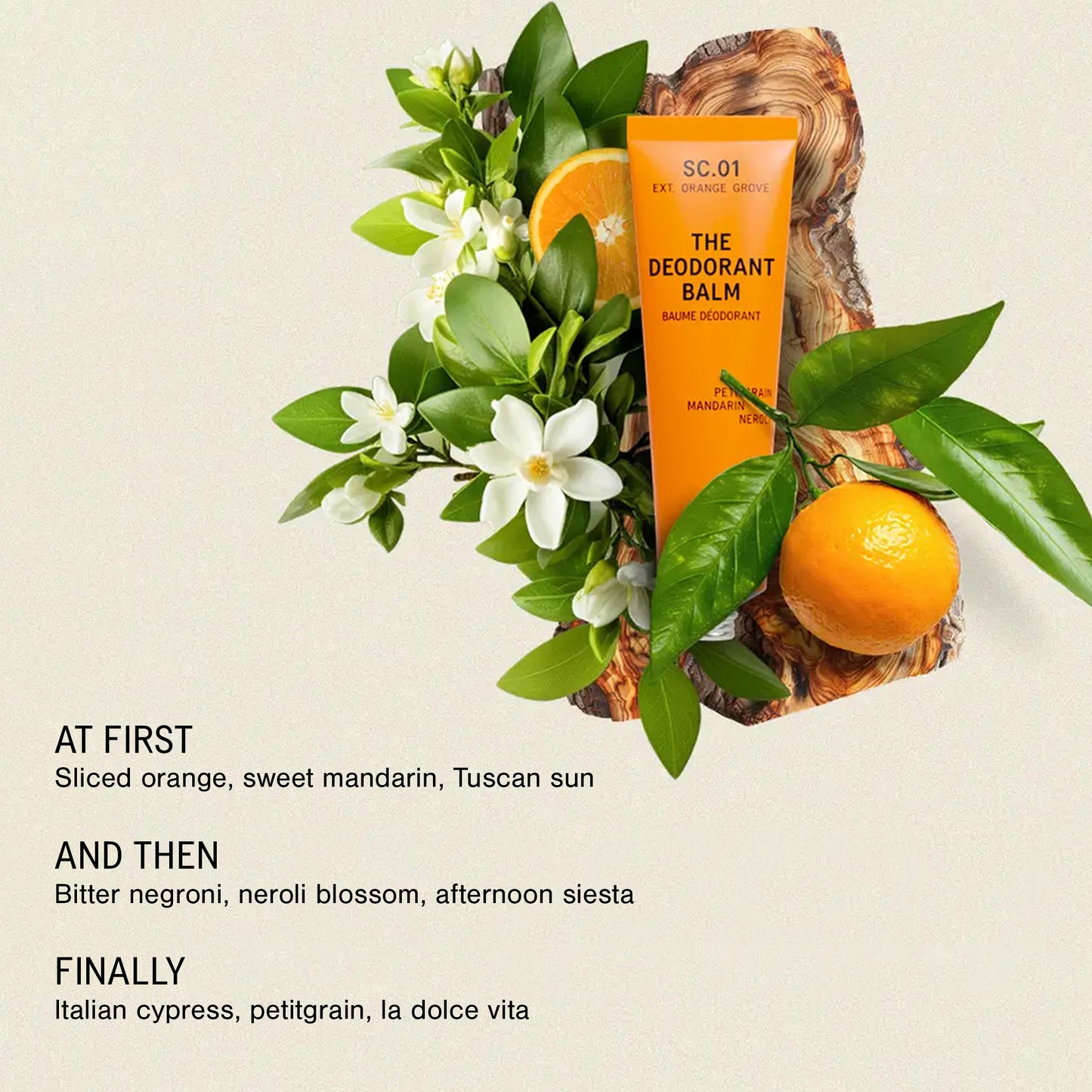 The Deodorant Balm SC.01 Orange Grove - NEW